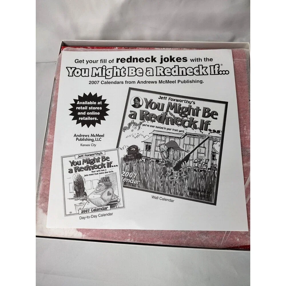 Jeff Foxworthy's YOU MIGHT BE A REDNECK IF Board Game